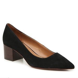 Crown Vintage Black Suede Pumps